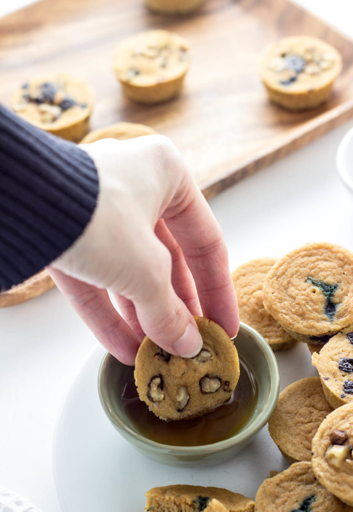 Vegan Pancake Mini Muffin Bites