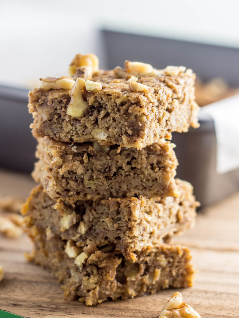 Vegan Apple Cinnamon Flapjacks