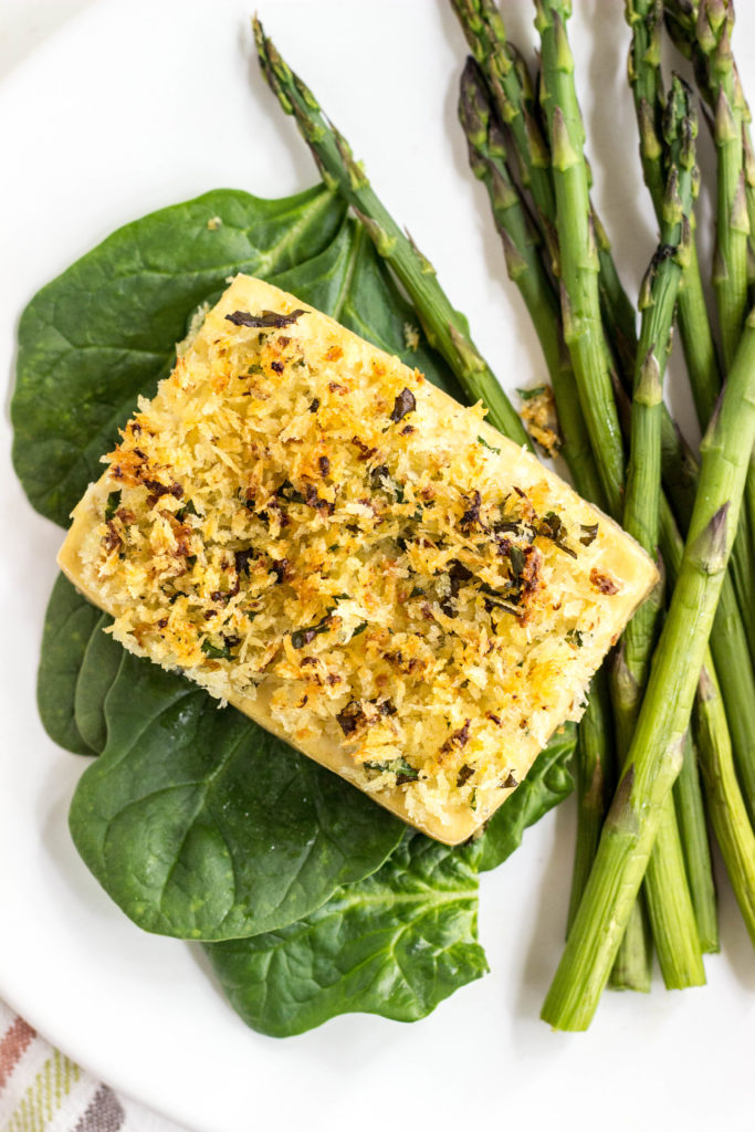 Baked Lemon and Herb Tofu