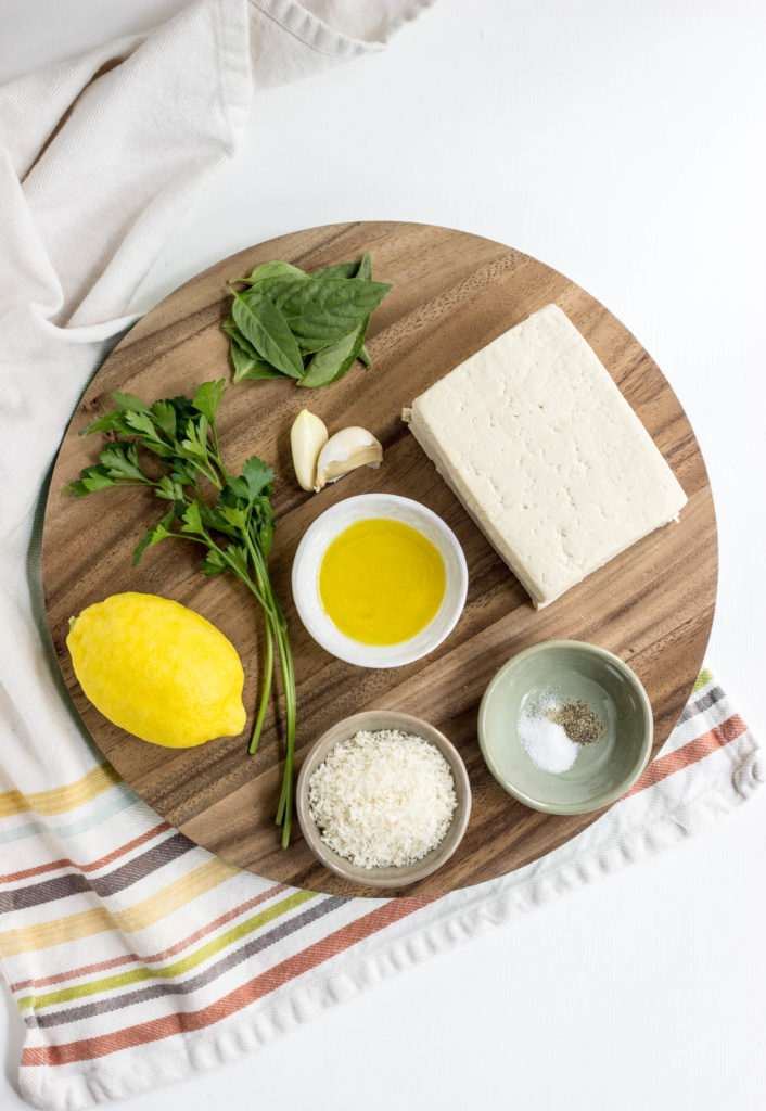 Baked Lemon & Herb Crusted Tofu