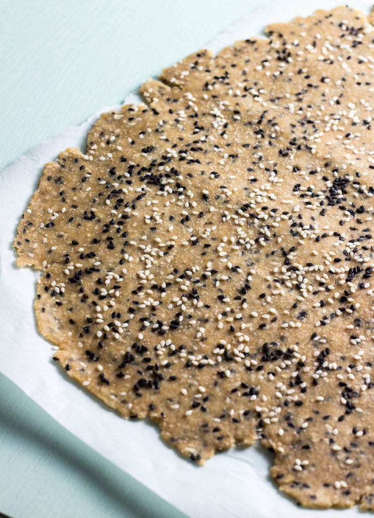 Sesame Seed Olive Oil Crackers 