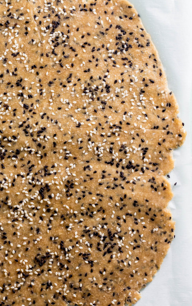 Sesame Seed Olive Oil Crackers 