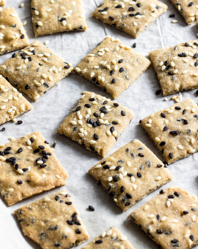 Sesame Seed Olive Oil Crackers 