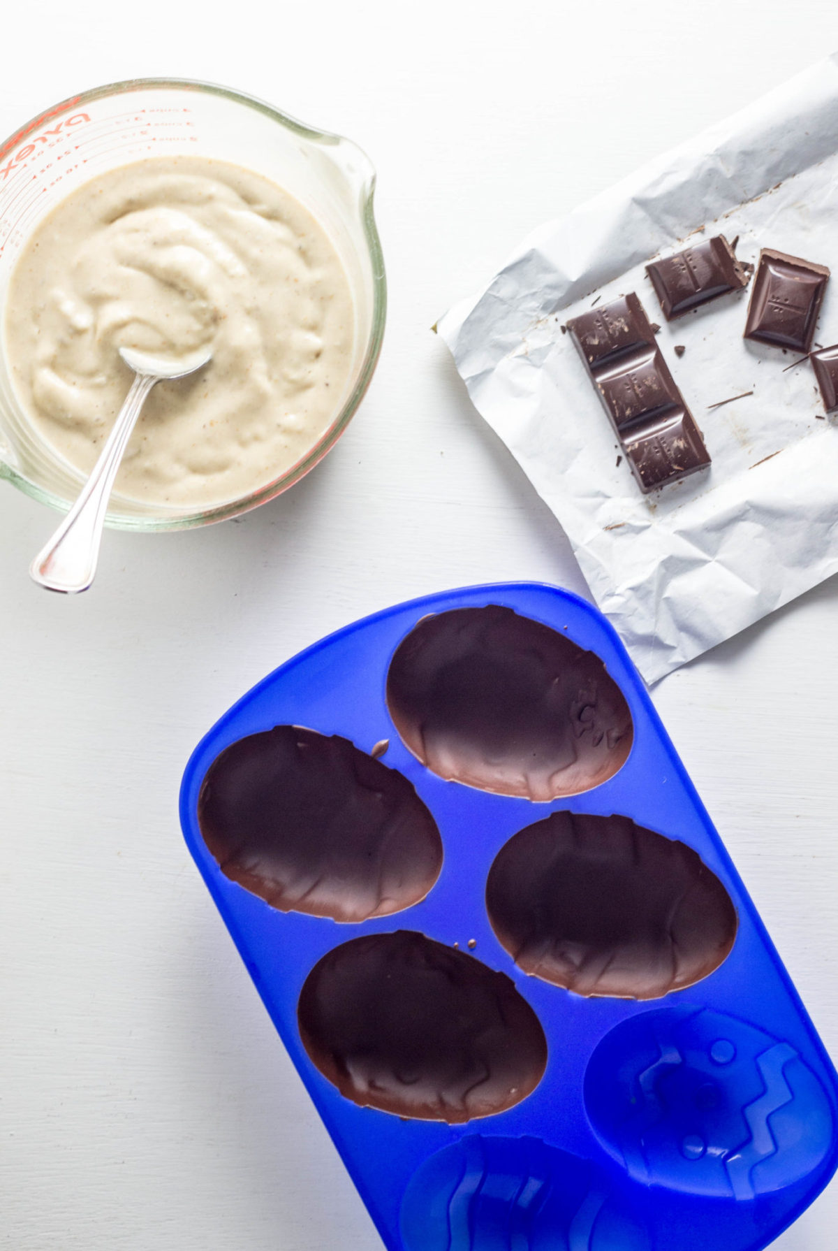 Vegan Peanut Butter Frozen Yogurt Eggs