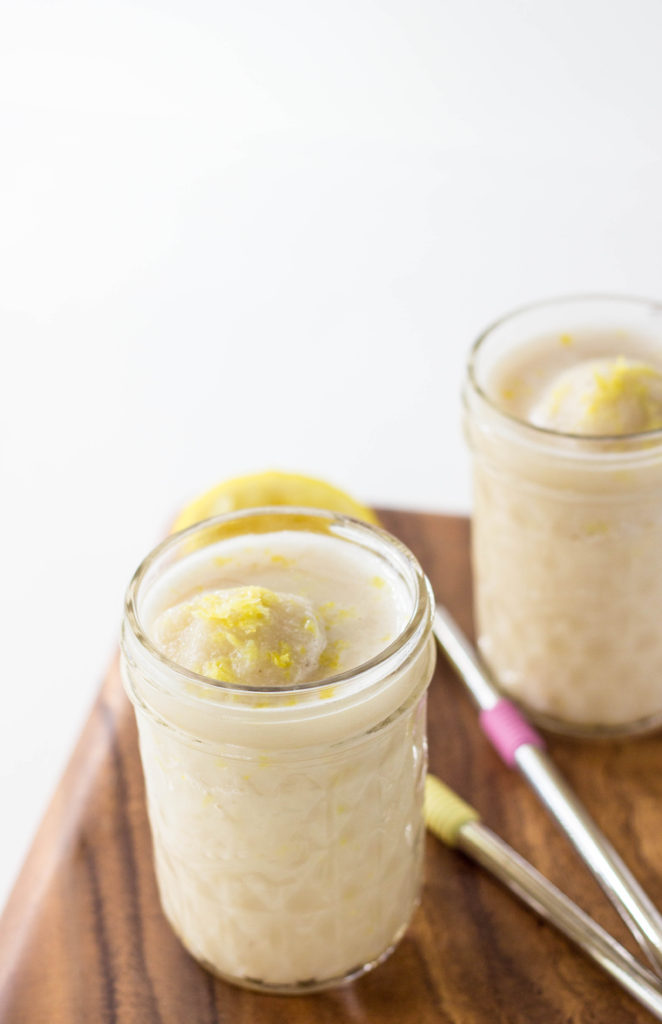 Creamy Vegan Lemonade Smoothie 