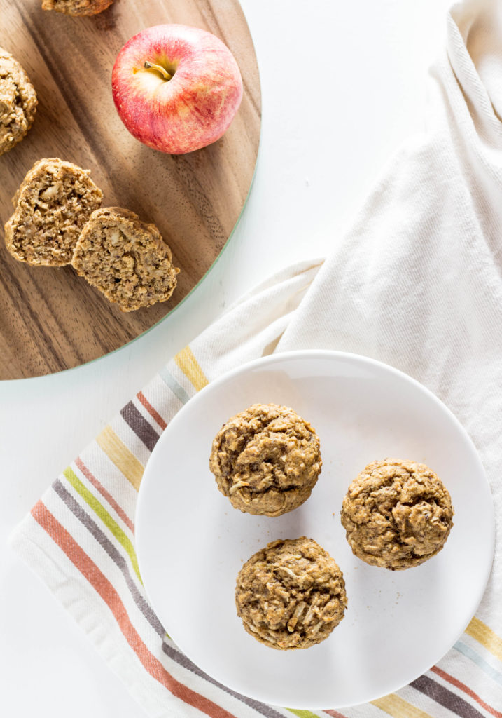 Vegan Apple Banana Bread Muffins 