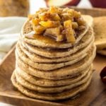Sautéed Apple Ginger Cinnamon Pancakes Feature Image