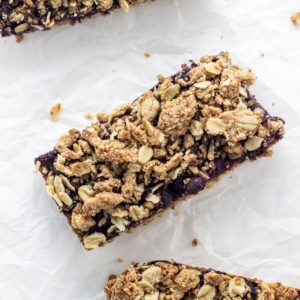 Blueberry Oatmeal Crumb Bar Feature Image
