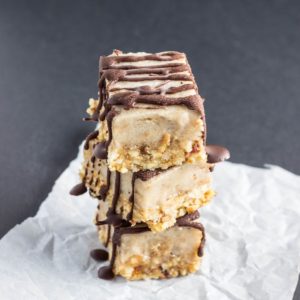 Peanut Butter Banana Ice Cream Bites Feature Image