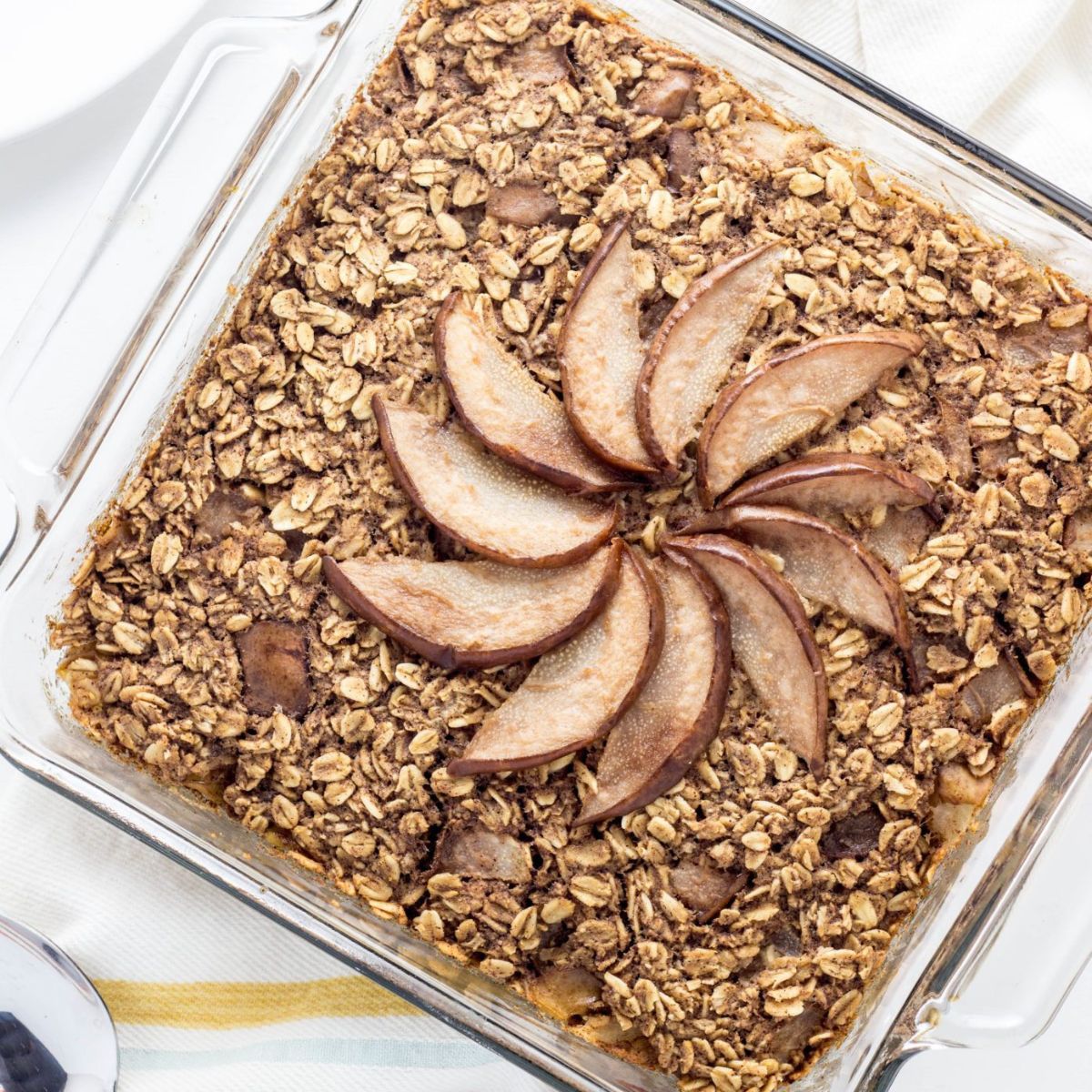 Cinnamon Pear Baked Oatmeal Vegan & Gluten Free Wee Little Vegans