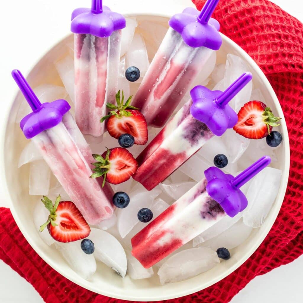 Red White and Blue Popsicles Feature Image