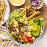 Vegan Burger Bowl Feature Image