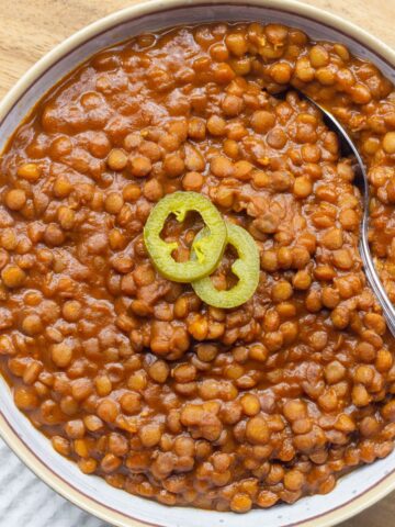 Barbecue Lentils Feature Image