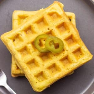 Vegan Cornbread Waffles Feature Image