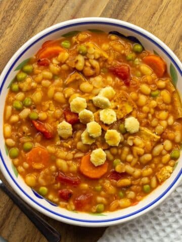 Vegan Navy Bean Soup Feature Image