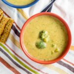 Vegan Broccoli Cheese Soup Feature Image
