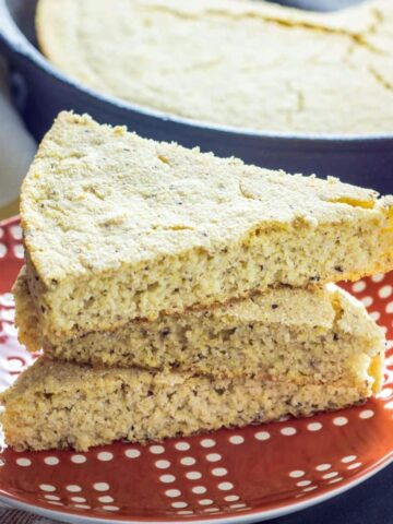 Vegan Skillet Cornbread Feature Image