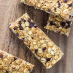 Peanut Butter Chocolate Chip Granola Bars Feature Image