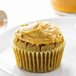 Peanut Butter Pumpkin Pupcakes Feature Image