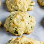 Vegan Lemon Basil Drop Biscuits Feature Image