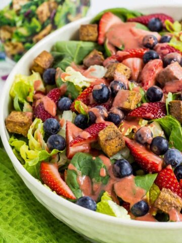Fruity Balsamic Tofu Salad Feature Image