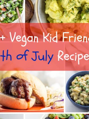 Vegan Kid Friendly 4th of July Recipes Feature Image