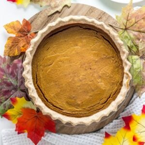 Vegan Cardamom Pumpkin Pie Feature Image