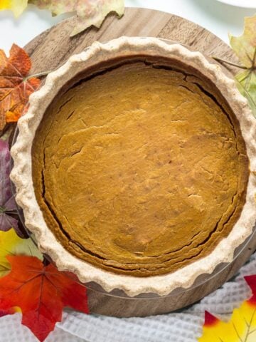 Vegan Cardamom Pumpkin Pie Feature Image