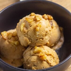 Vegan Pumpkin Ice Cream Feature Image